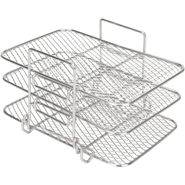 304 rustfritt stål Air Fryer Holder Multi-Function Tilbehør