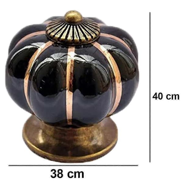 8 stk. Skuffeknopper Kommode Møbelknopper Keramisk 38mm Dørknopper