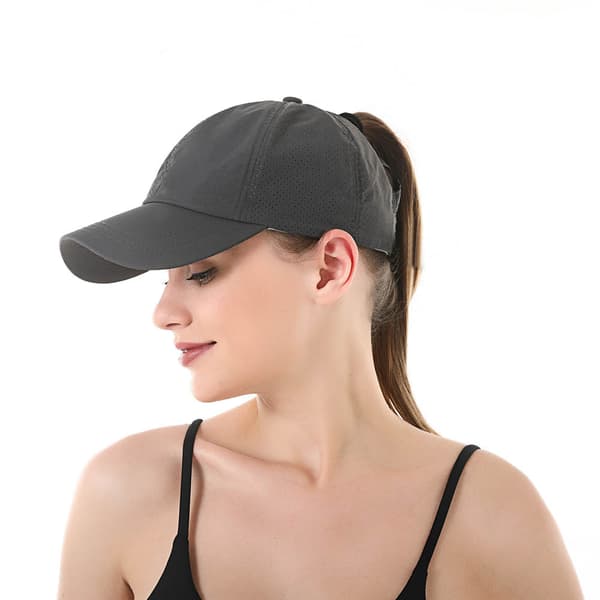 Hestehale Baseball Cap, Pustende UV-solbeskyttelse, Lett