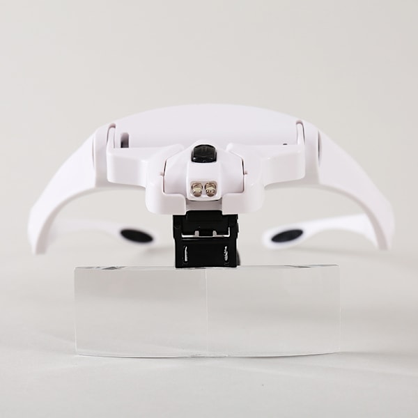 Forstørrelsesglas med 2 LED - Rightwell belyst forstørrelsesglas Front forstørrelsesglas til læsning