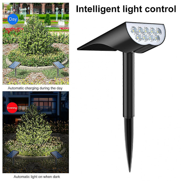 Udendørs Have Solcelle Spotlys Super Lys Høj Lumen Nem at Installere Vandafvisende Automatisk Til/Fra Solcelle Landskabslys