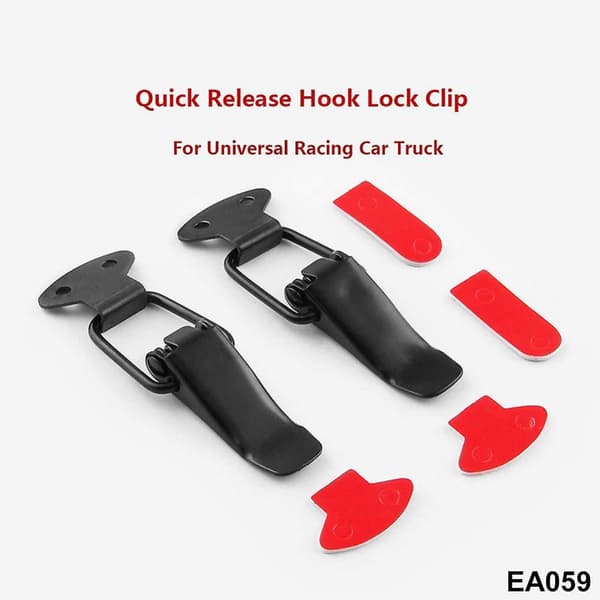 Universal Car Bumper Trunk Fender Hatch Lid Release Fasteners Kit 2Pcs