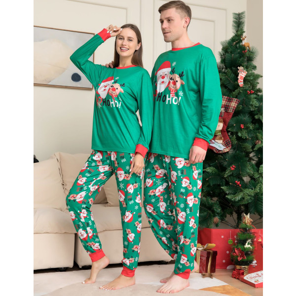Santa Print Pyjamas Set, Set of 2 - 3XL, XL