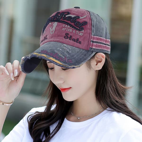 Mote Baseball Caps Dame Hip Hop Caps Hull Bokstaver Cap for M