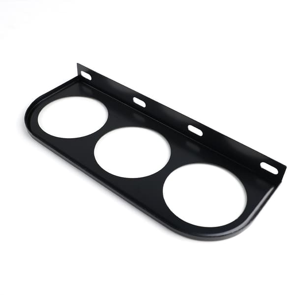 Hål Bil Instrumentbräda Metallfäste Svart 52mm