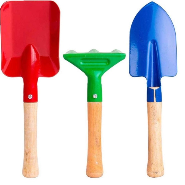 Barn Strand Sandlåda Leksak Mini Spade Trädgård Verktyg Set