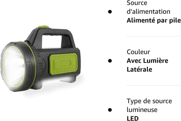 Erittäin tehokas USB-ladattava LED-taskulamppu