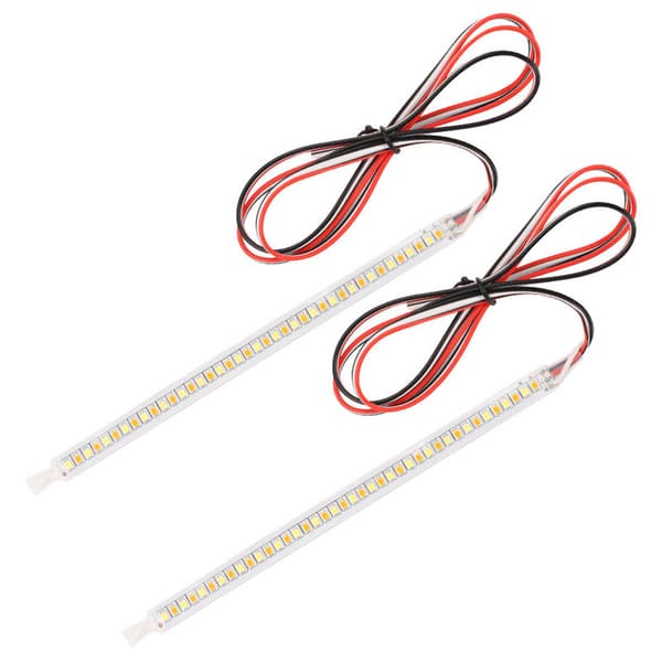 4 stk. bil bakspeil indikatorlampe streamer stripe flytende tu