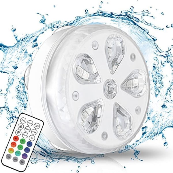 LED Pool Light Submersible Light, RGB Multicolor 16 LEDs, Externa