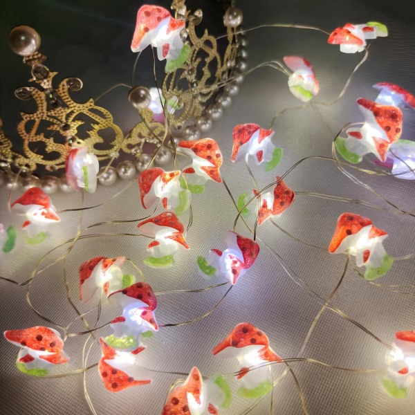 Light garland in the shape of mushrooms 3M 30leds