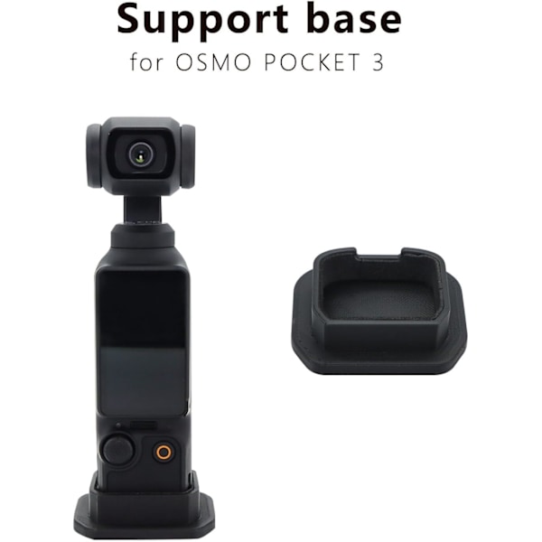 Basplatta för DJI Osmo Pocket 3 - Halksäker Stabil Stativ för Skrivbord