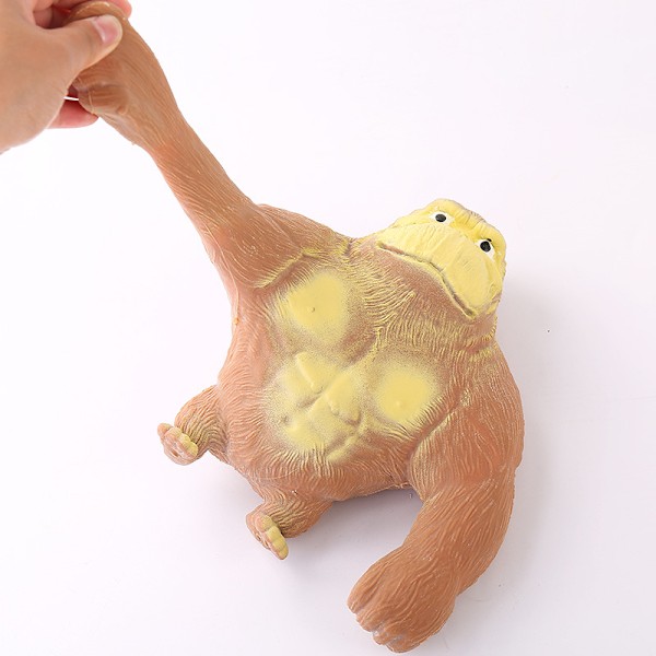 Stretch Gorilla Figur Latex Monkey Gorilla Leksaker, Stretchy Monkey