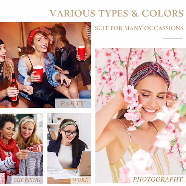 Pannat naisille Solmitut Pannat Boho Pannat Diademas Para Mujer De Moda