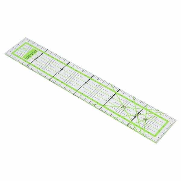 5x30cm Läpinäkyvä tilkkutyörima DIY ompelutyökalu suunnitteluun, asetteluun, tilkkutyöhön