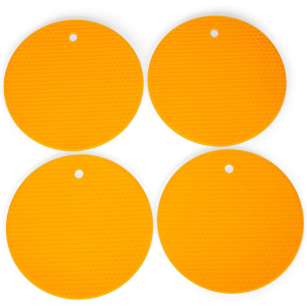 Silikonunderlägg 4-pack med bikupemönster