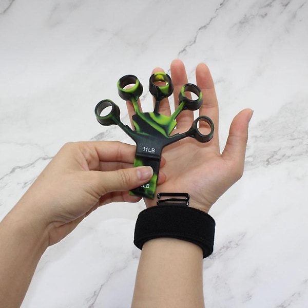 Finger Gripper Finger Exerciser Gitar Finger Exerciser 3 Motstandsnivåer Gjenoppretting Fysiske Verktøy