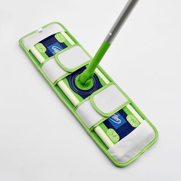 2 stk. Kompatibel med Swiffer Sweeper XL fladt moppehoved tilbehør
