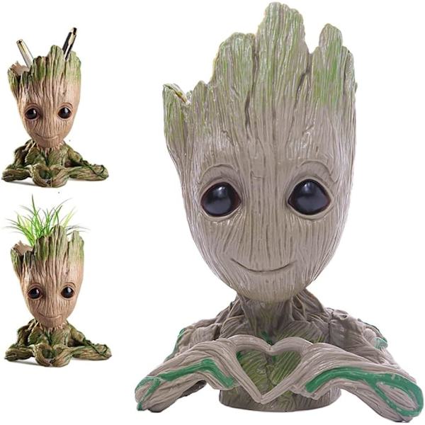 Groot Treeman -ruukku, söpö ruukku, kynäteline,