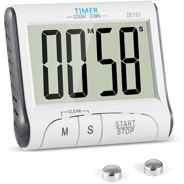 Elektronisk magnetisk køkkentimer Digital 24H Digital timer med