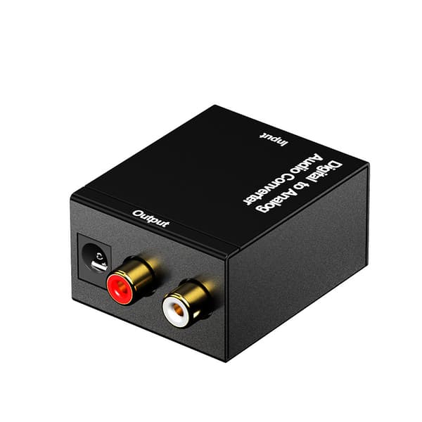 Digital til analog lyd koaksial konverter fiberoptisk til analog s
