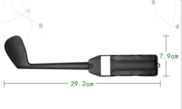 Justerbare Ergonomiske Dobbeltbeskyttelses Golfspil Controller Greb til Switch til Joy Con Controllers til Switch Spilkonsol (Inkluderet) 29*7.5*2CM