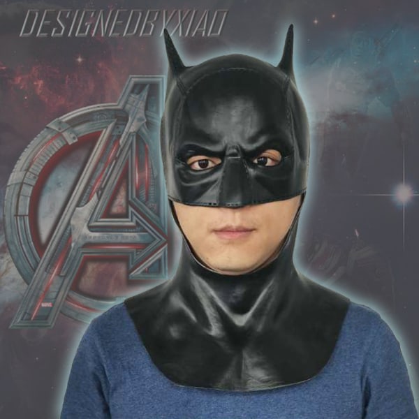 Maske i latex av Marvel Batman Superhero Headgear Part for Halloween