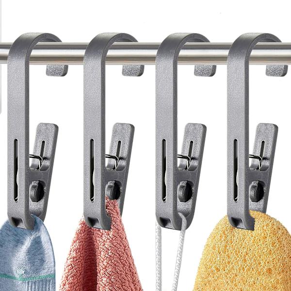 Vasketøjskroge med klemmer Hanger Closet Organizer Klemmer Strømper Boo