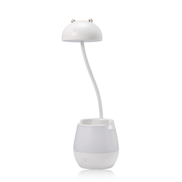 Barnlampa, 360° Flexibel Svanhals, USB Uppladdningsbar - Vit