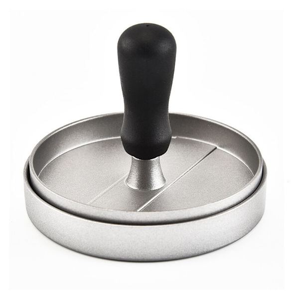 Hakket bøfpresse - Hakket bøfform - Hamburgerpresse - Lavet af støbt aluminium
