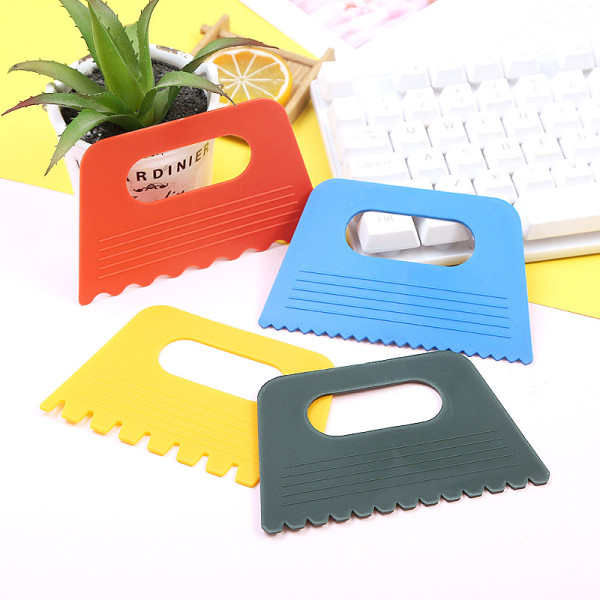 20 st sandfärgsskrapa plastfärgsskrapa (slumpmässig färg)