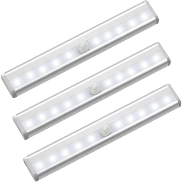 10 LED trådlös spotlight rörelsesensor inomhus skåpbelysning, LED
