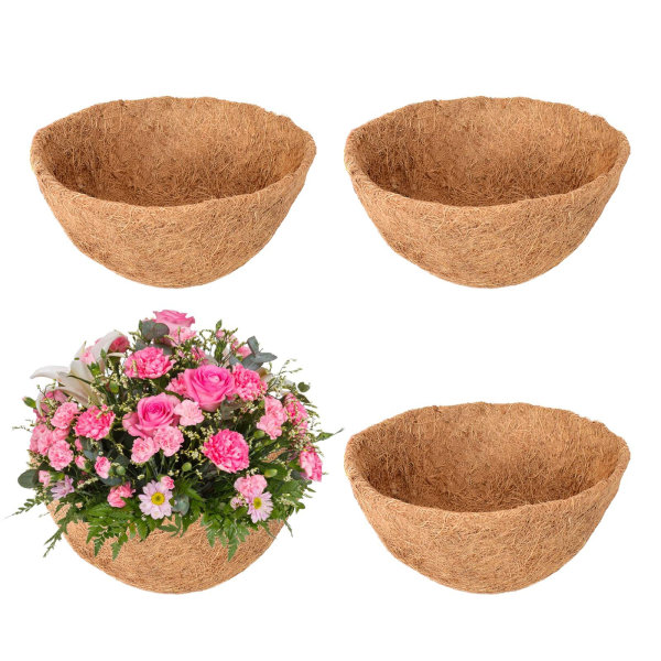 Innovativ Coconut Tree Flowerpot Coconut Brown Basket Mat Hangin