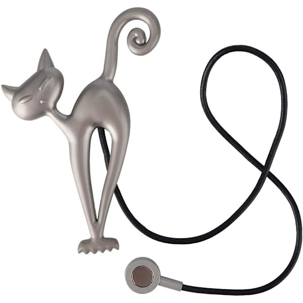 Katteformede magnetiske gardinbindere, et par, vinduesbindere,