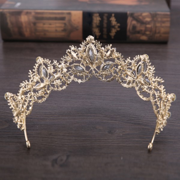 Barockkronor och tiaror Kostym Rhinestones Bröllop Drottning Krona