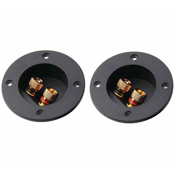 Way Højttaler Terminalblok 2 stk. Højttaler Terminal Binding Post til Subwoofer Kabel Stik Terminaler
