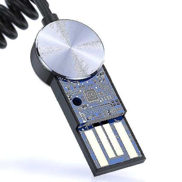 Aux Bluetooth -sovitinadapterikaapeli autoon 3,5 mm:n liitäntään Aux Bluetooth 5.0 Re