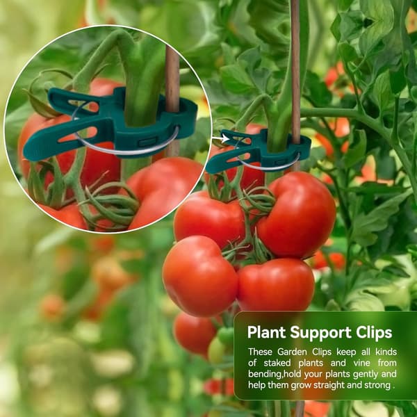 70 stk tomatclips, planteclips/hageclips, støtteclips for planter