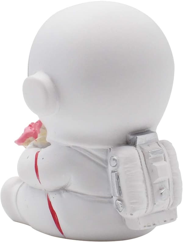 2-delad astronautfigur i harts