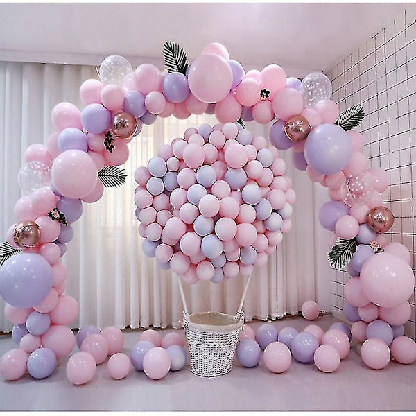 200 stk. blandet farve macaron ballon til fødselsdagsfest bryllup