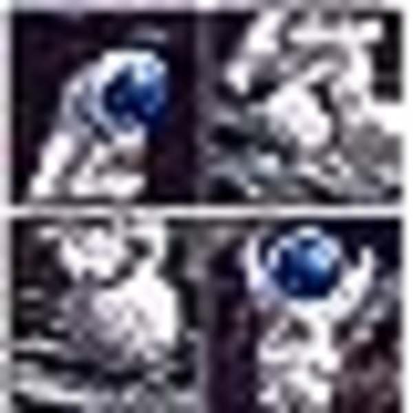 Modern Astronaut Dekor Miniatyrmodell, Astronaut Rymdman Staty