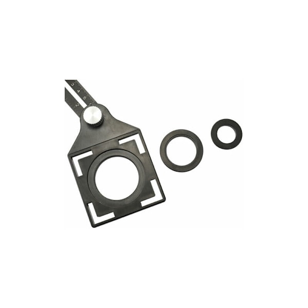 Multifunktionel seks-fliser glas folde lineal mudder W
