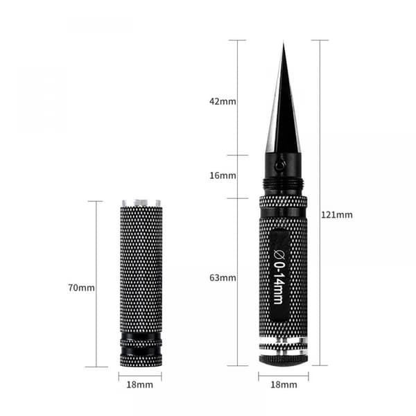 0-14mm Udvidelig Hulåbner til Rc Modelkarosseri