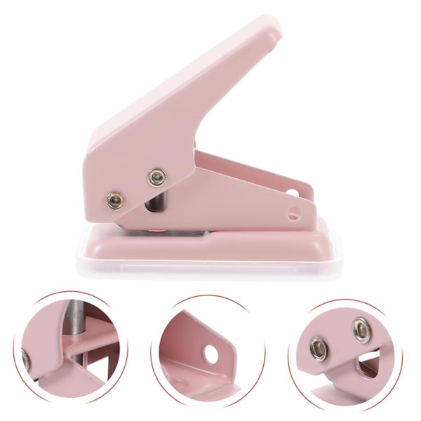 1PCS Mini Hålslag Sax Pappers Hålslag Enstaka Hålslag Cirkulär Stans
