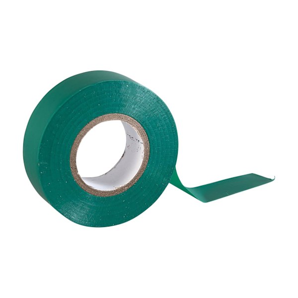 Vihreä sähköteippi - 19mm x 18,2m - Erittäin kestävä, itseliimautuva - Suojaa, niputa, korjaa kaapeleita - 6 rullaa