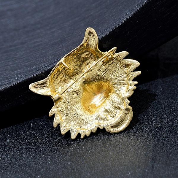 Tiger Brosch Pin Rhinestones Corsage Kläder Brosch Dekorativt Halsband Hänge
