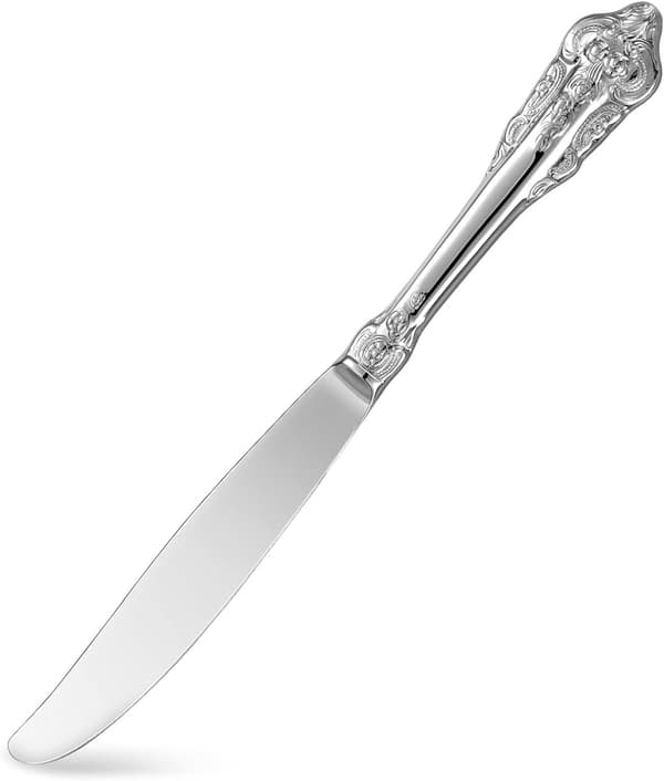 Super flot bestik kniv, sæt med 4, 18/10 rustfrit stål, poleret