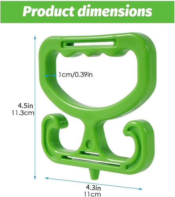 Handle til handlepose, handleposehåndtak | Kraftige poseklemmer for dagligvarehandel | Piknikposegriper med kraftig lastebøtteholder for,