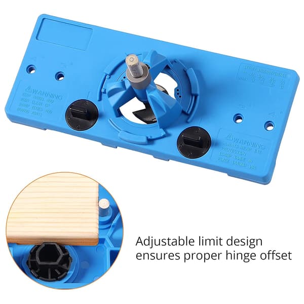 Usynlig hengsel boremal 35mm hengsel hullmal hengsel boreguide med