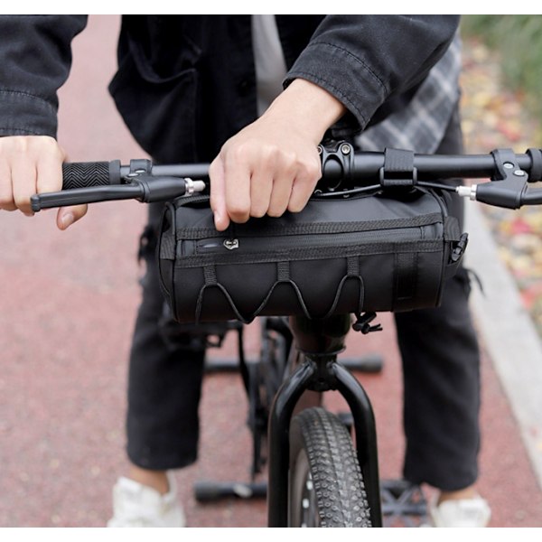 Cykelstyrväska, axelväska fram för landsvägscykel, mountainbike, cykling