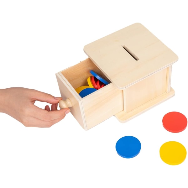 Montessori Baby Step Barnflicka Hörnbox Montessori Baby Leksaker för 6 - 12 månader (Typisk - låda ut)